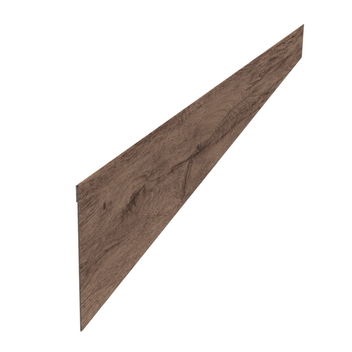 Ламель забора жалюзи Palermo стартовая/финишная для калиток и ворот 0,45 Print Premium Almond Wood Fresh
