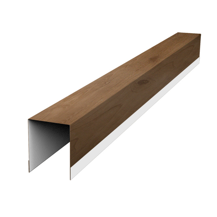Планка опорная составная внутренняя для забора жалюзи Palermo 0,45 Print Premium Pine Wood Fresh (2м)