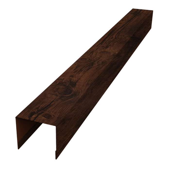 Стойка боковая крепежная для забора жалюзи Palermo 0,45 Print Elite Cherry Wood TwinColor (2м)