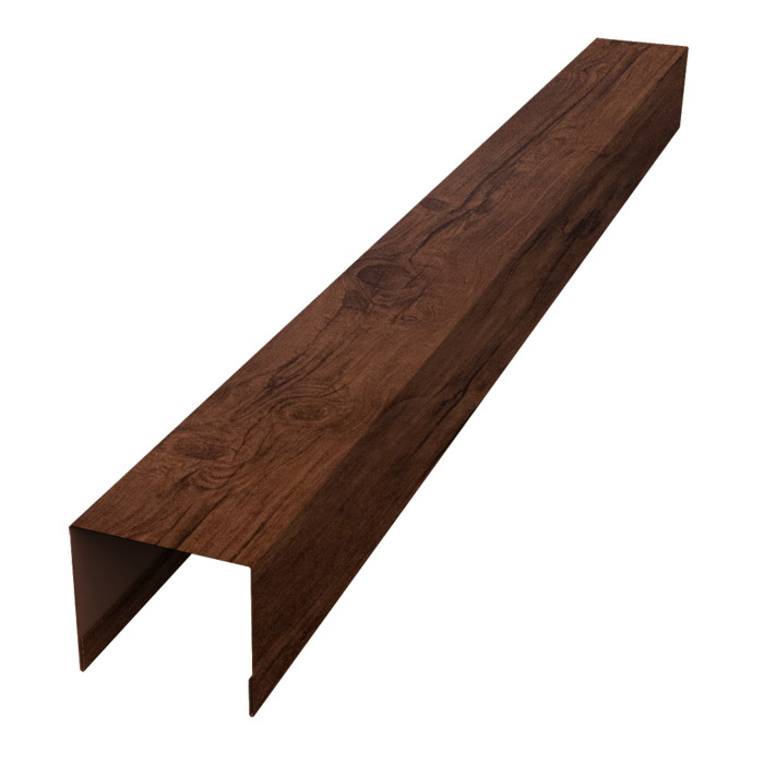 Стойка боковая крепежная для забора жалюзи Palermo 0,45 Print Premium Cherry Wood Fresh TwinColor (1,8м)