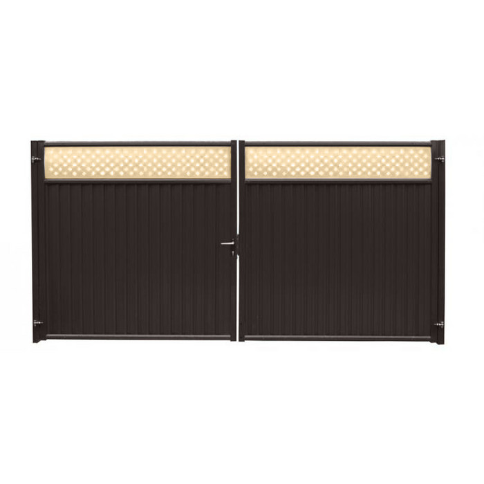 Ворота Estet Plus 2,0х3,6 RAL RR32/1014