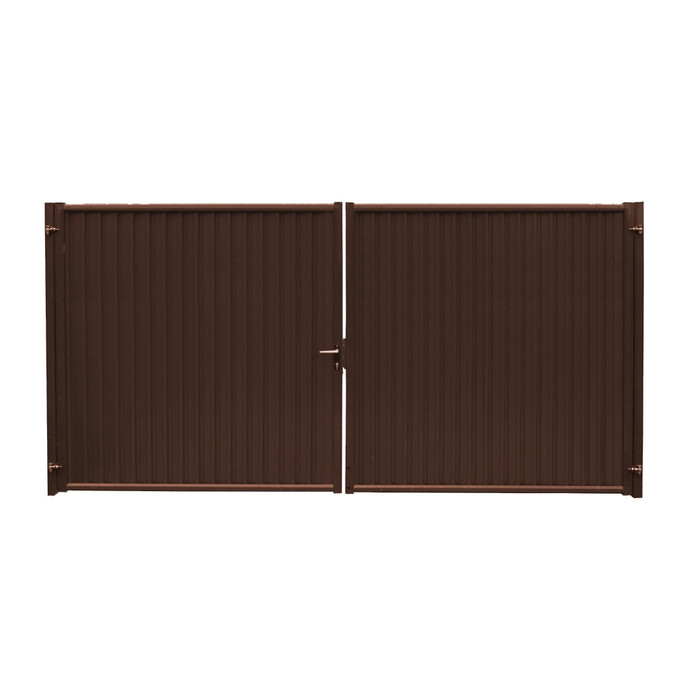 Ворота Estet 1,65х3,6 RAL 8017